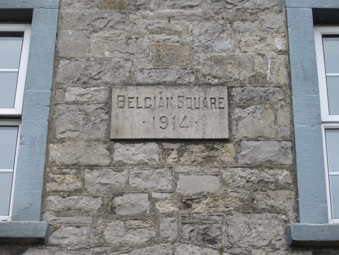 Belgian Square, Monaghan 04 - Plaque